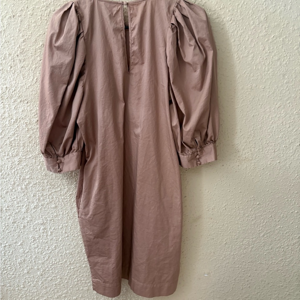 Prologue Pink Puff Sleeve Sheath Dress - Picture 3 of 8